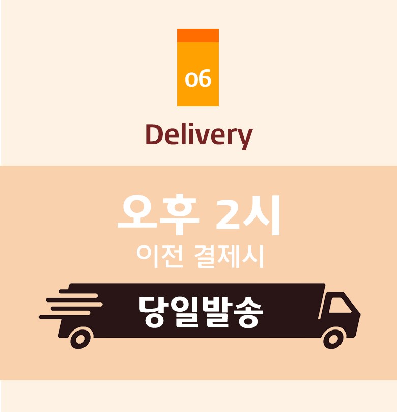 몸통 박스와 내부 포장 상태가 나란히 보여지는 투명 샐러드용기 배송 구성 예시